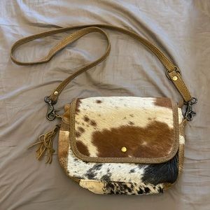 Myra Cow hide purse